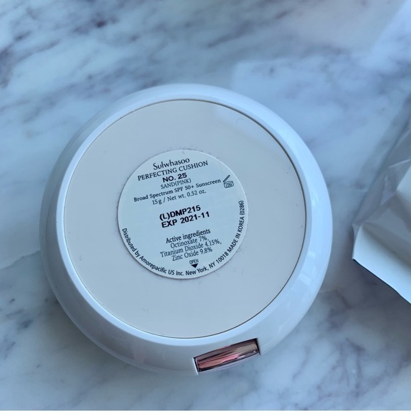🌟 PRICE FIRM Sulwhasoo Embroidered Sakura Perfecting Cushion Refillable Compact - Picture 10 of 11
